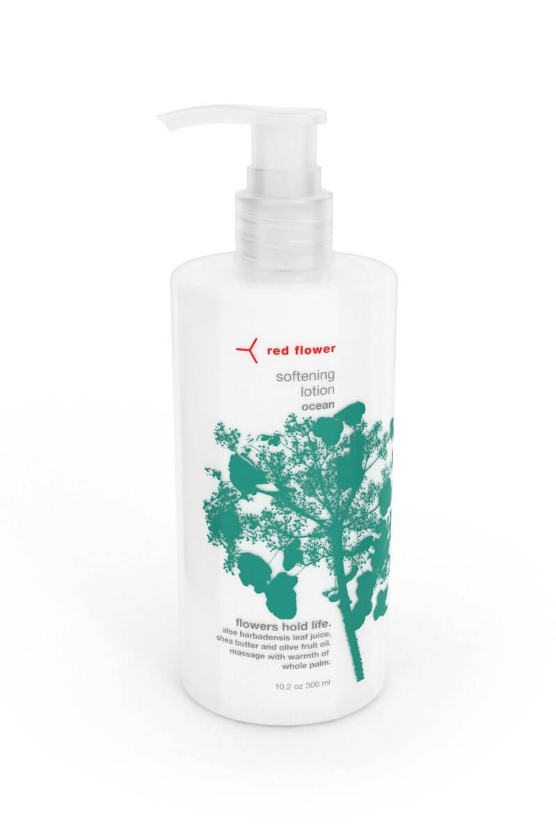 ocean softening lotion – red flower
