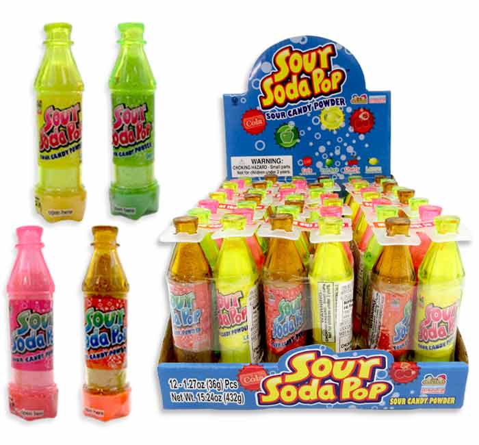 KIDSMANIA SOUR SODA POP IN DISPLAY