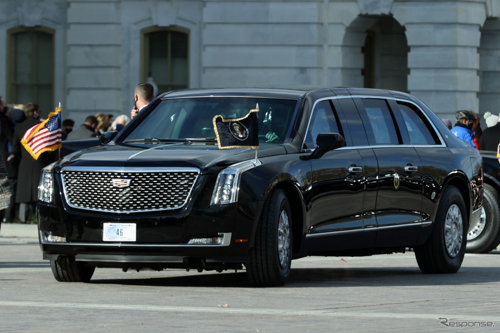 地上最強の車「ビースト」がやってきた！アメリカ大統領専用車