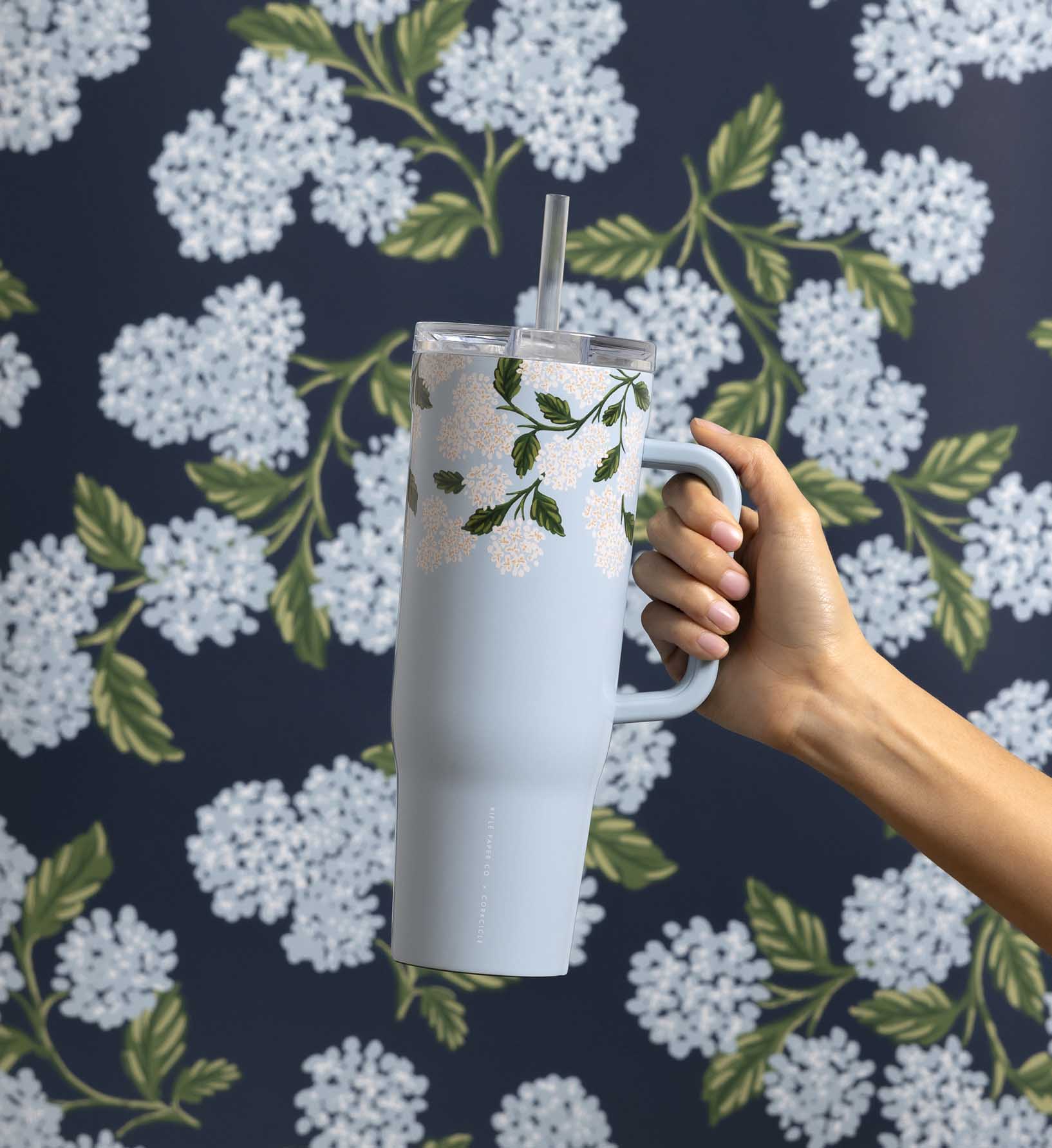 40 oz. Cruiser Cup - Hydrangea – Rifle Paper Co