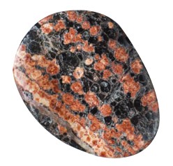 レッドスノーフレークオブシディアン (Red Snowflake Obsidian) - Rock