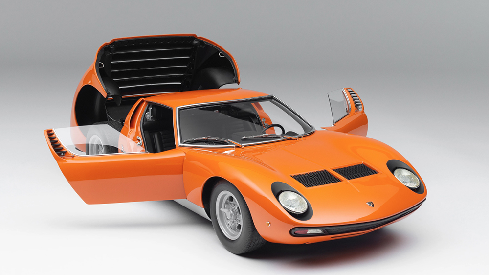 This 1:8 Scale Model of Lamborghini's First Supercar Costs $12,000