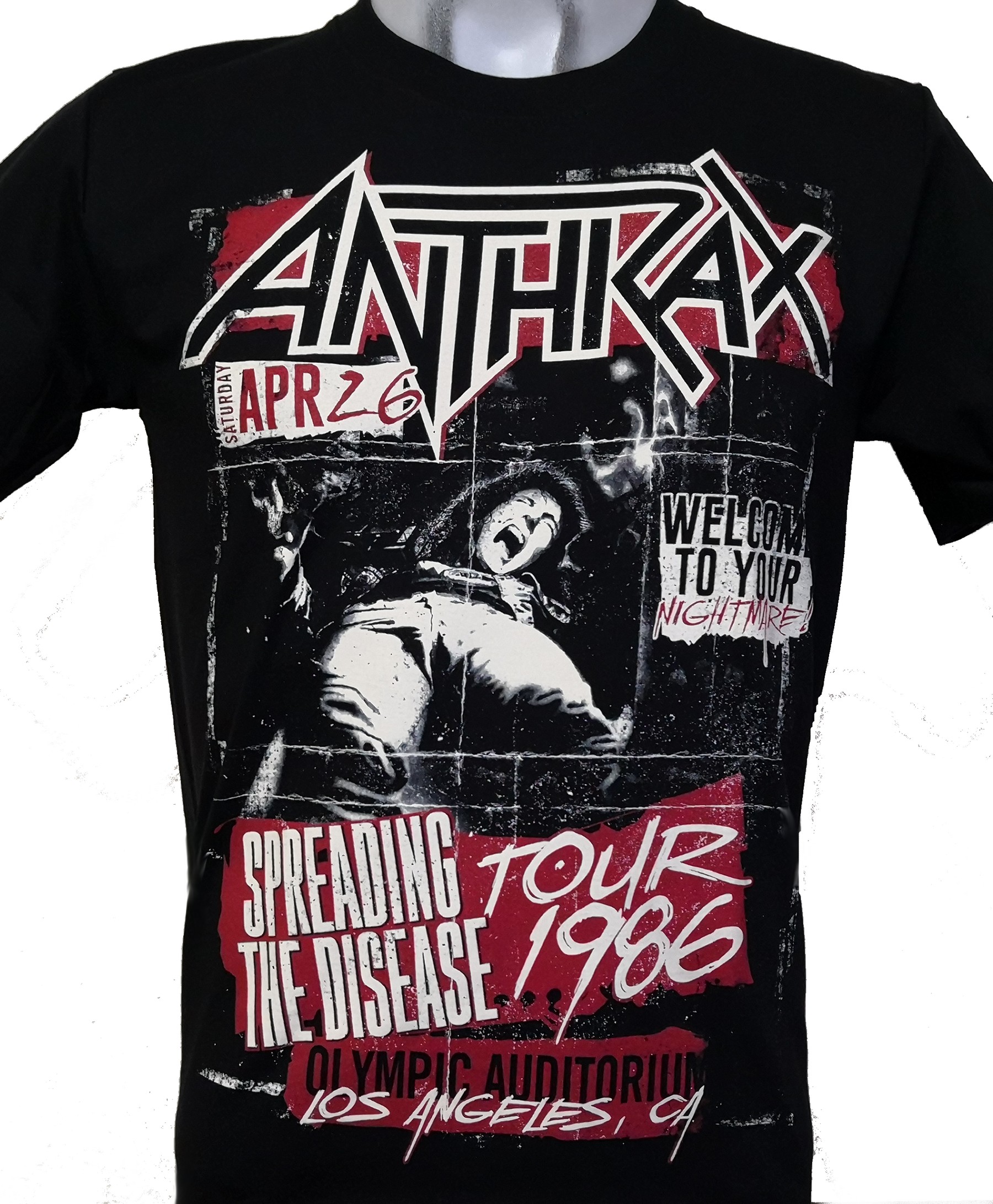 Anthrax t-shirt size XXL