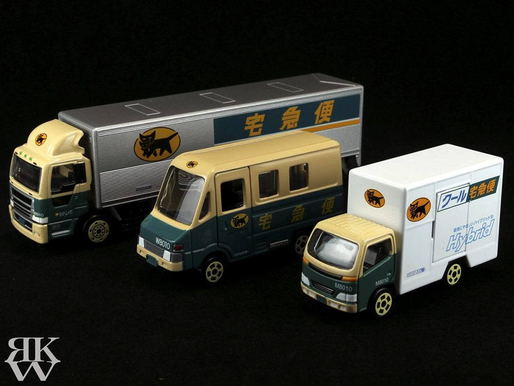 クロネコヤマト トミカのミニカー 大型10tトラック、ウォークスルーW