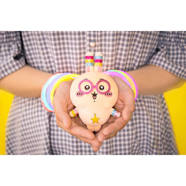 電車風の「ちいかわ」がかわいい！ぬいぐるみバッジセットとパリピ