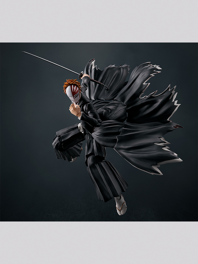 BLEACH」から虚化する「黒崎一護」が可動フィギュア化！死覇装には服の