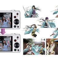 劇場版 薄桜鬼」のキャラクターとツーショットが撮れる CASIO EXILIM