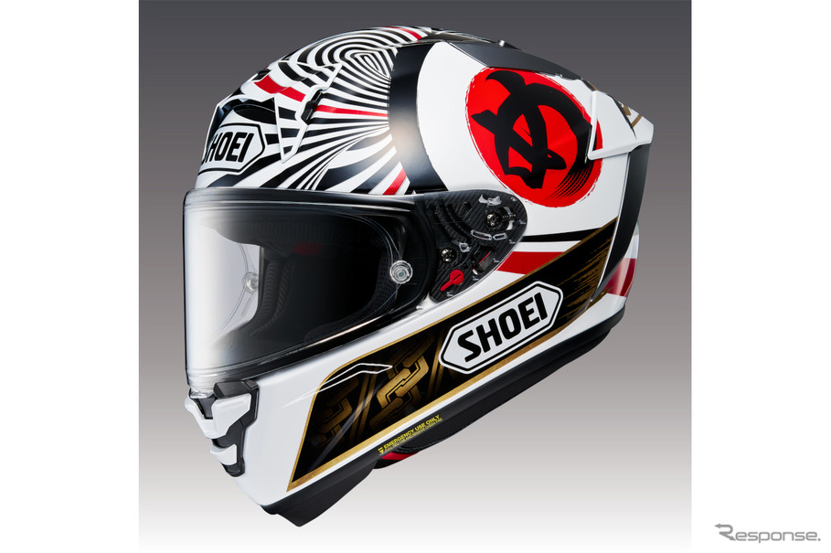 め組」のSHOEI X-Fifteen、マルク・マルケス選手の日本GP仕様