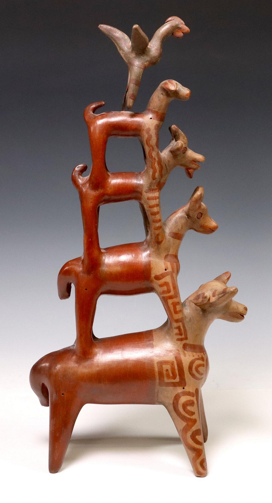 HERON MARTINEZ MENDOZA (D2009) MX POTTERY FIGURE sold at auction