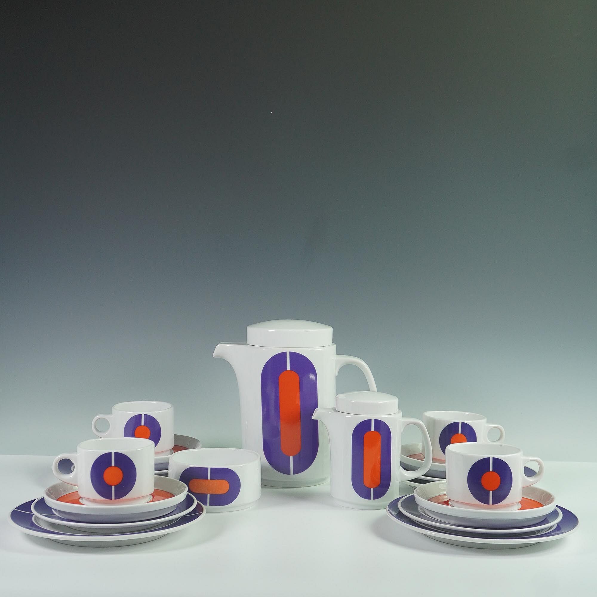 19pc Rosenthal Studio-Linie Brunch Set, Joy Six Pattern sold at