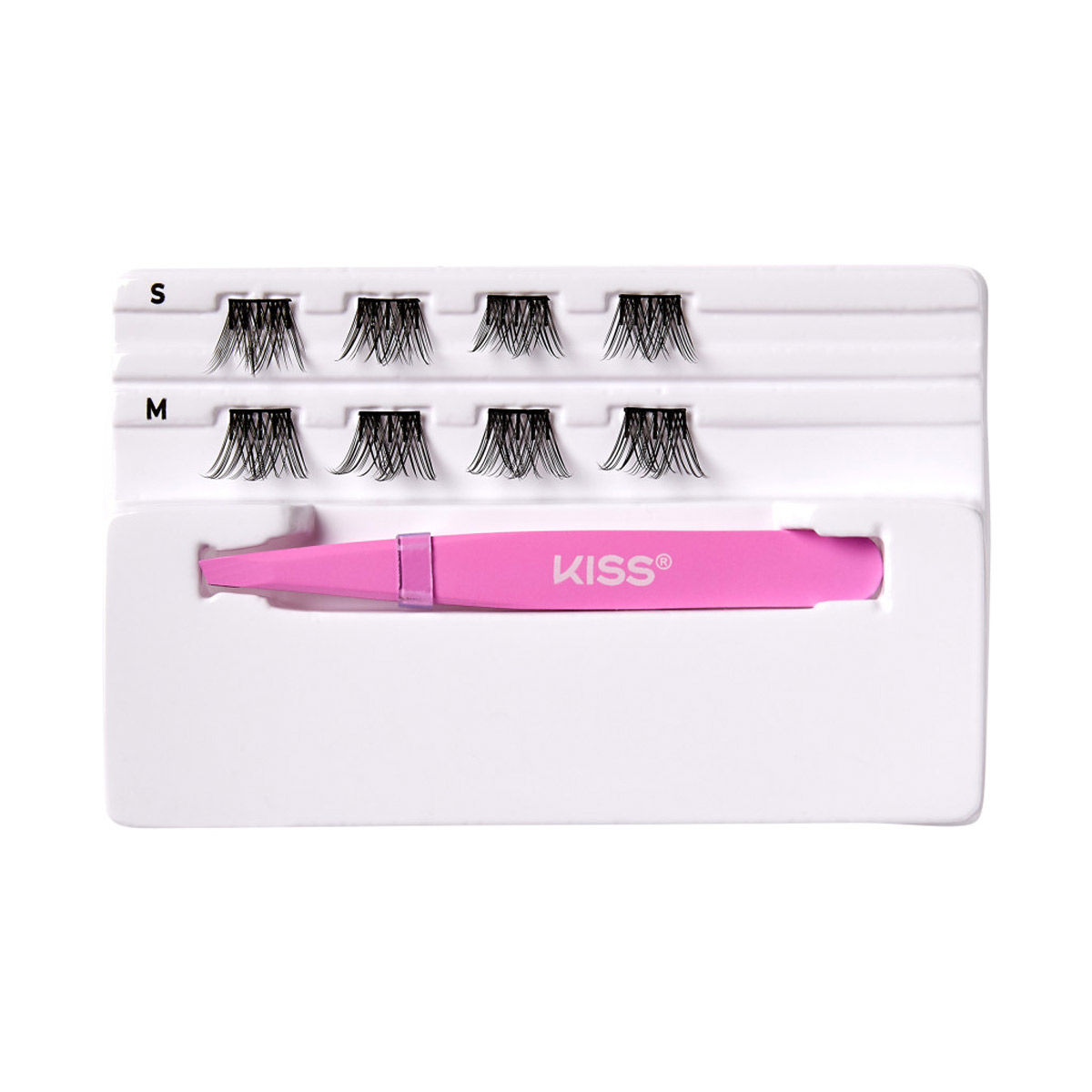 Kiss Press On One Second Lash Extensions, Wispy Volume, 8 ct