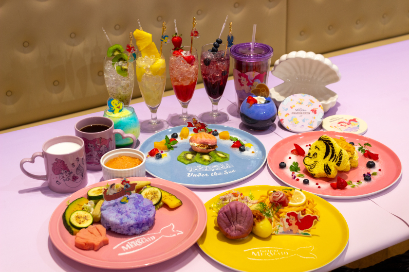 リトル・マーメイド」Seaside Cutie OH MY CAFEが期間限定でオープン