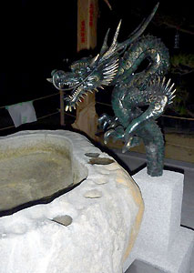龍神手水の、手水龍。竜の口（龍の蛇口、手水舎用）の販売、神社仏閣の