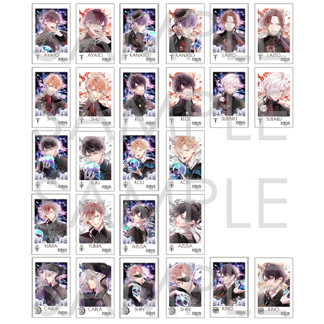 DIABOLIK LOVERS DEATH CRYSTAL 死の祝祭Ⅱ ポラ風カード | 乙女向け