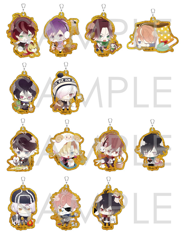 DIABOLIK LOVERS ちびっこヴァンパイアアニマルキラキラアクリル
