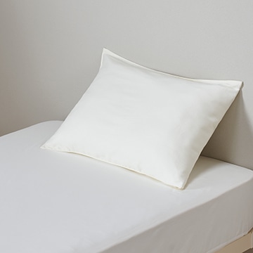 newmine ピローケース （63×43cm枕用）90×45cm ホワイト 綿65