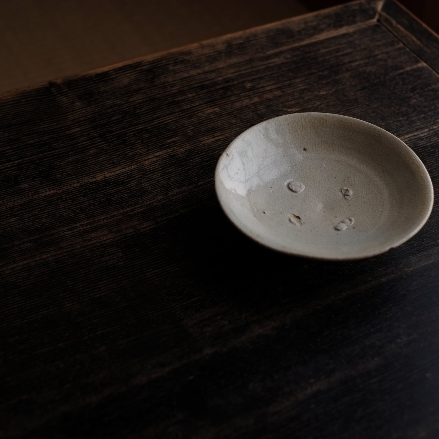 李朝 柔らか手 白磁平皿 （李朝初期） – 逢季荘