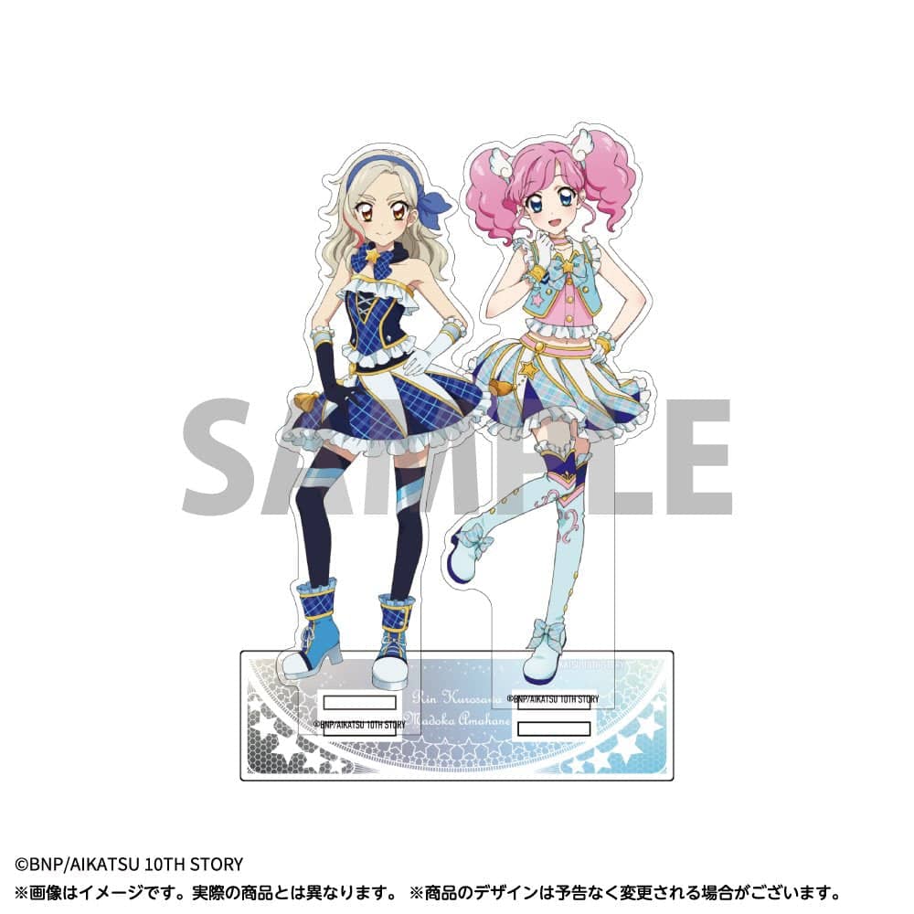 新品】『アイカツ！』 ペアアクリルスタンド.9 黒沢凛＆天羽まどか