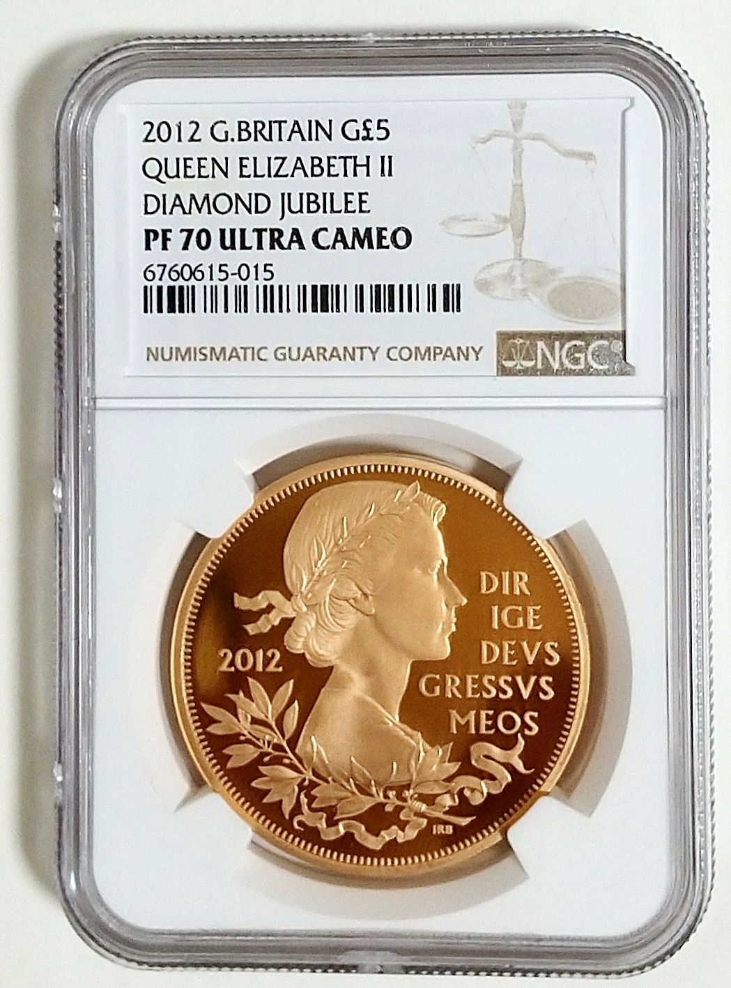 1897年 ダイヤモンドジュビリー NGC MS62 シルバー ヤング オールド