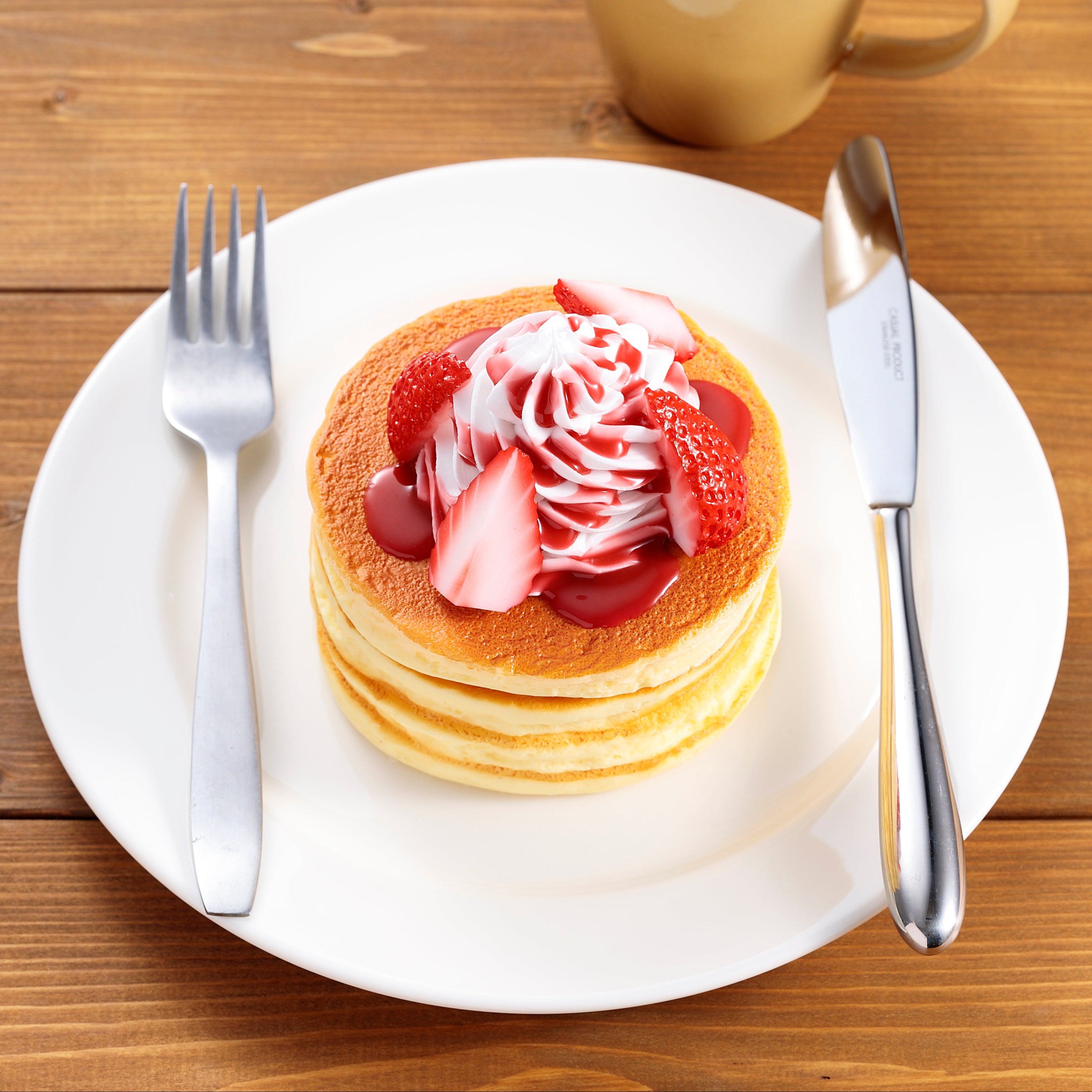 元祖食品サンプル屋「イチゴパンケーキの小物入れ」