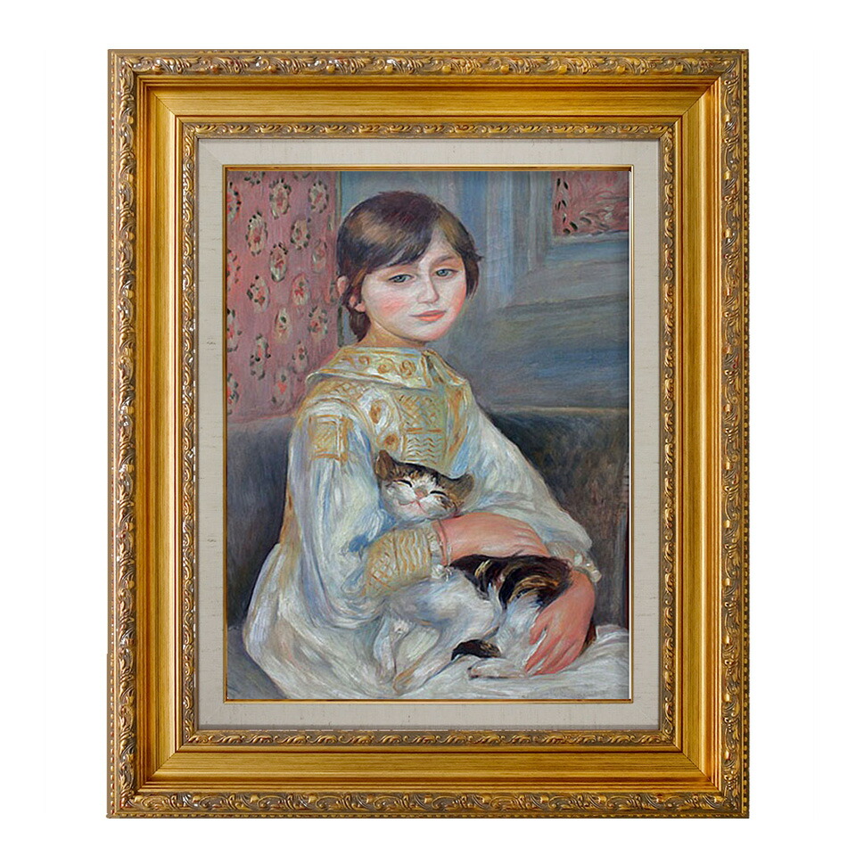 楽天市場】絵画 F6号 ルノワール ｢座っている2人の女の子｣ 複製画 世界