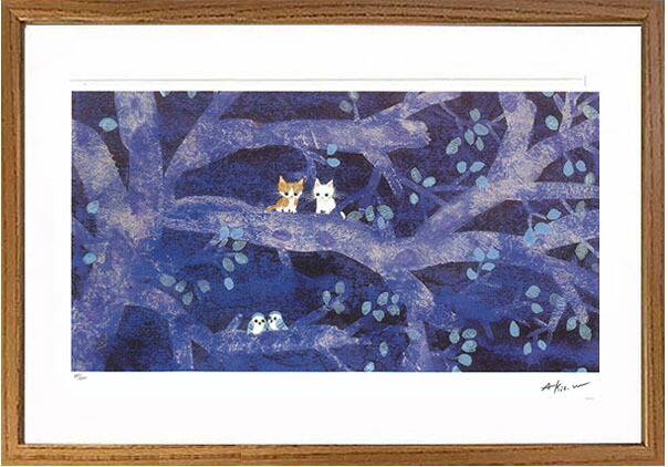 楽天市場】絵画 渡辺あきお 心ときめく 版画 インテリア : 絵画生活