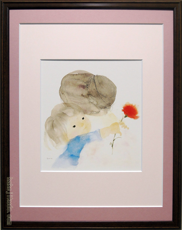 楽天市場】いわさきちひろ・赤ちゃんのくるひ(アート・複製画） : 絵画生活
