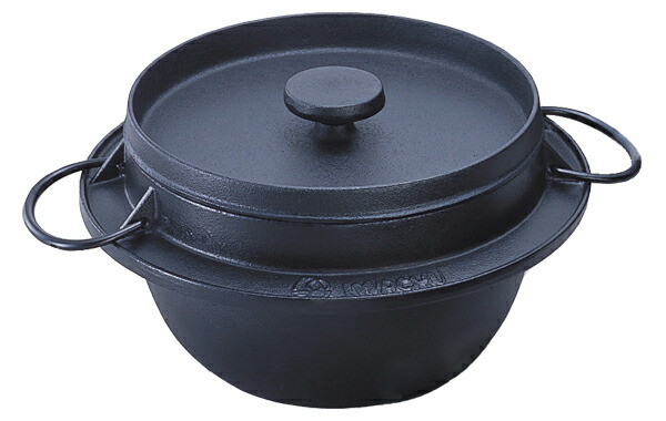 楽天市場】【送料無料】 南部鉄器鉄鍋 『平型万能鍋（小）』 岩鋳 日本