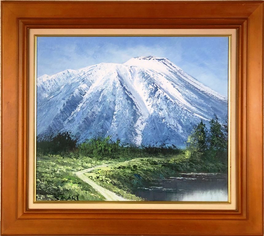 楽天市場】北村 巌 「武蔵野」 油彩8号 : 小野画廊