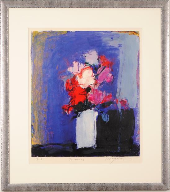 楽天市場】【作家名】吉岡耕二 【作品名】花 抽象画 花 絵画