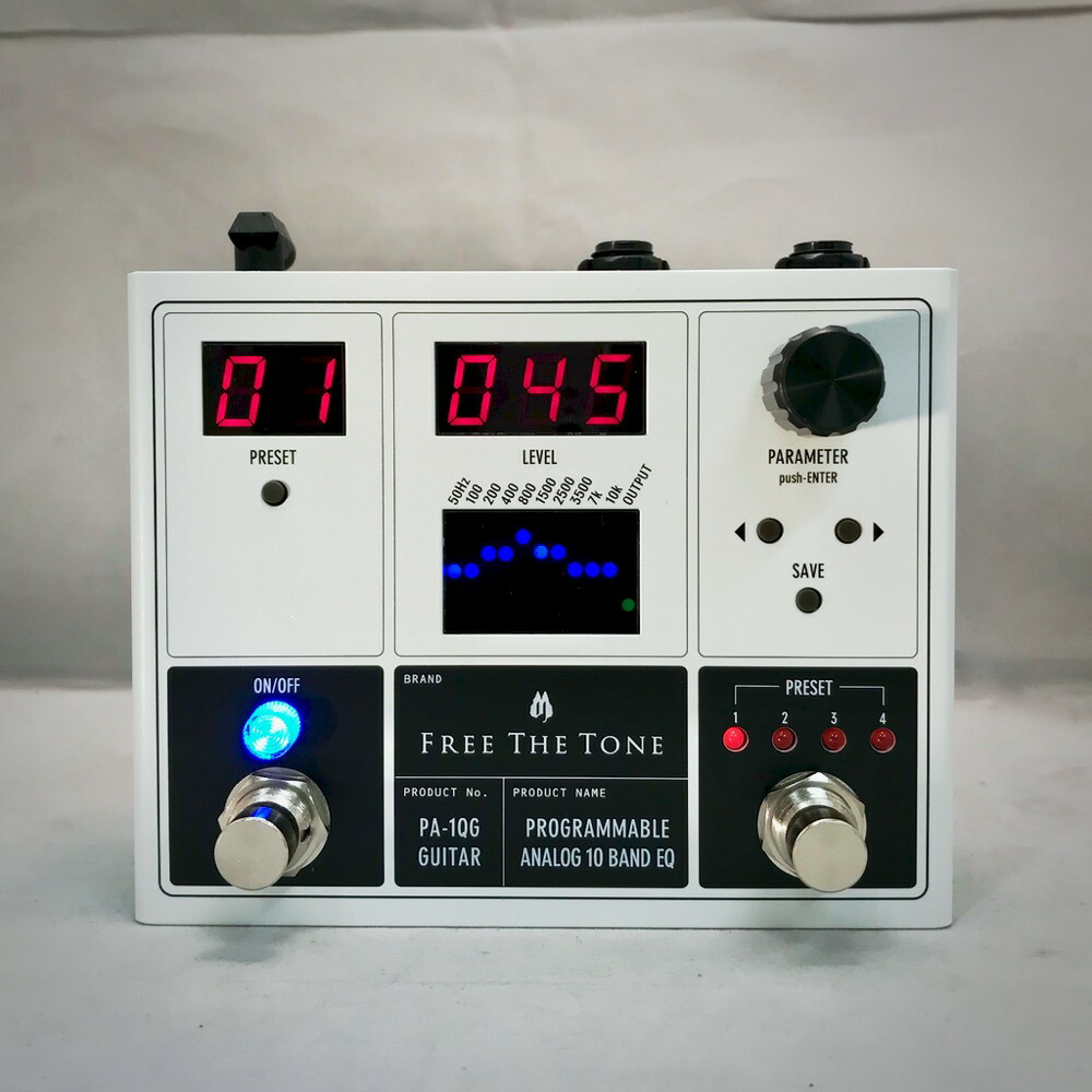 楽天市場】Free The Tone / PROGRAMMABLE ANALOG 10 BAND EQ / PA-1QG