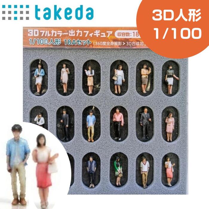 楽天市場】ジオラマ 人 人形 3Dカラー 1/64 10Aセット 10体入り 55