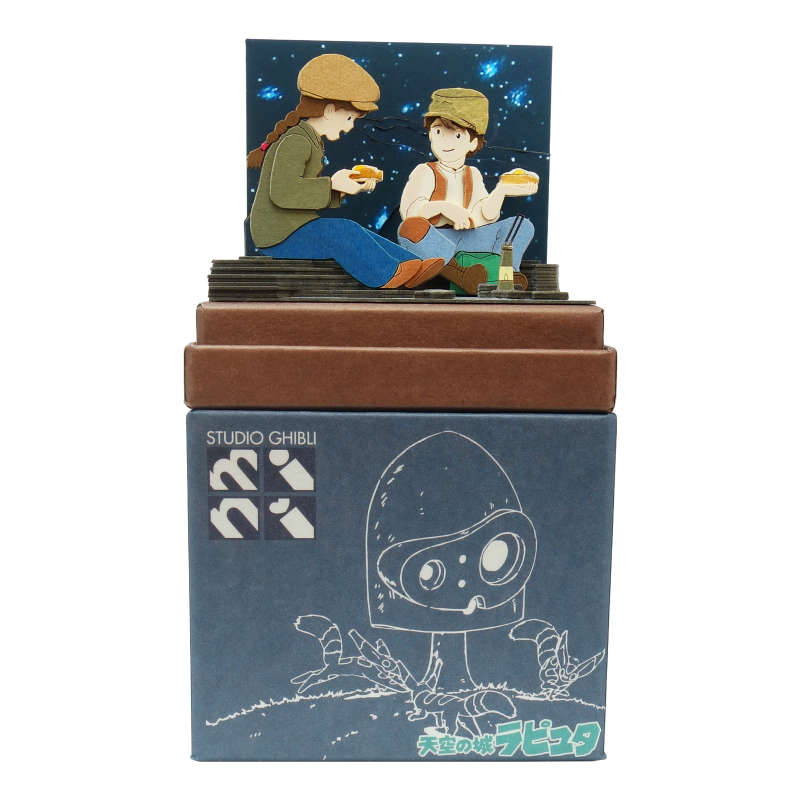 楽天市場】スタジオジブリmini 天空の城ラピュタ 【逃げるシータと
