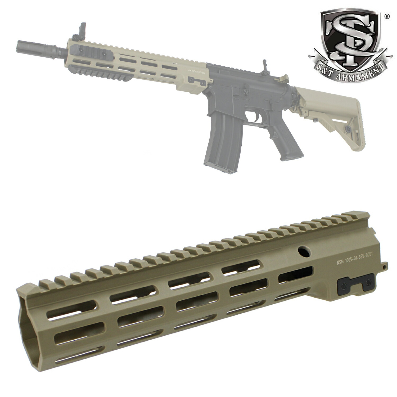 楽天市場】S&T GEISSELE SMR MK16タイプ 10.5インチ ナイロン製ハンド