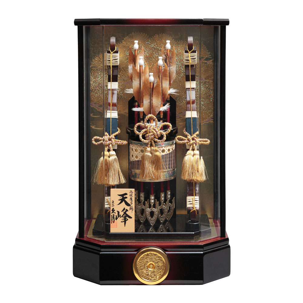 楽天市場】【クーポン利用で10%OFF】破魔弓 久月 ケース飾り 天峰 本籐