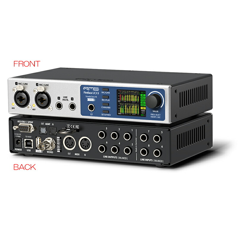 楽天市場】RME AUDIO Fireface UCX II【DTM】【オーディオ