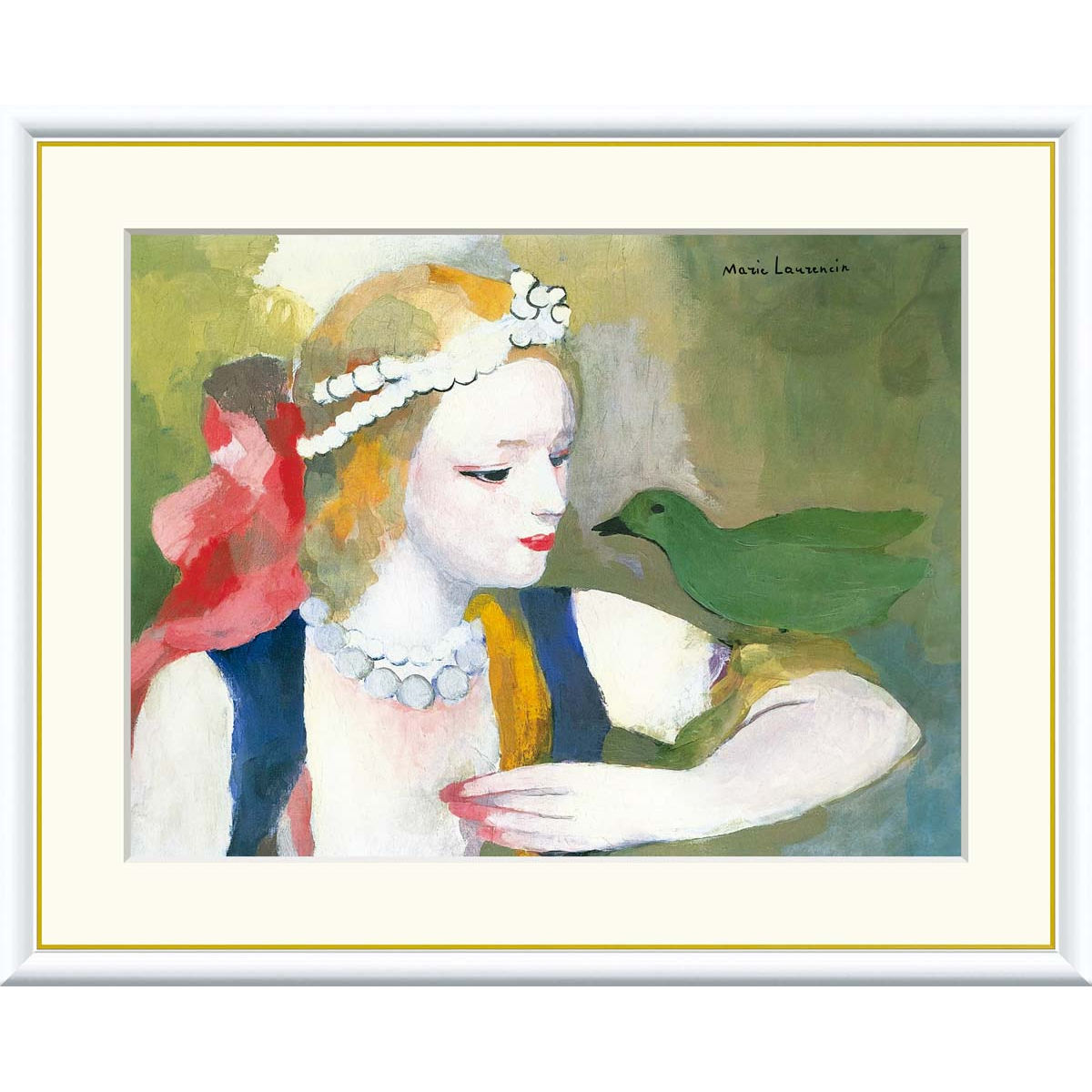 楽天市場】絵画 世界の名画 ザ・キス マリー・ローランサン 額入り