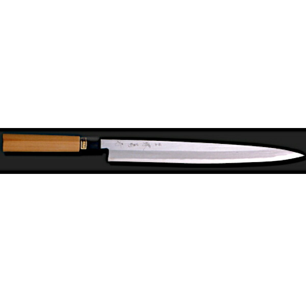 楽天市場】柳刃包丁 片刃 240mm 銀三ステンレス 桜柄 一般向け(敬老の