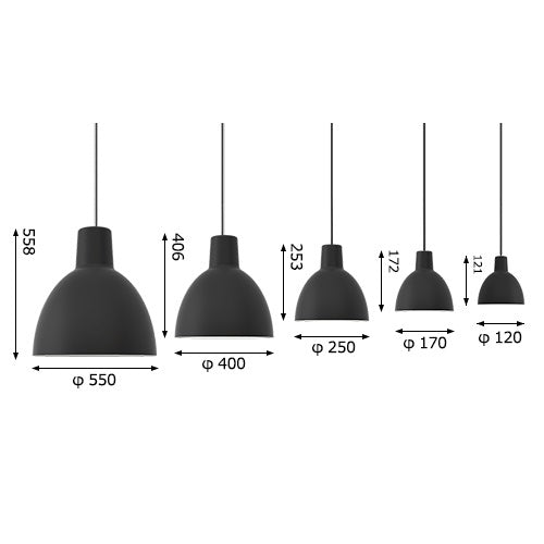 Louis Poulsen（ルイスポールセン）Toldbod 250 グレー Φ250mm