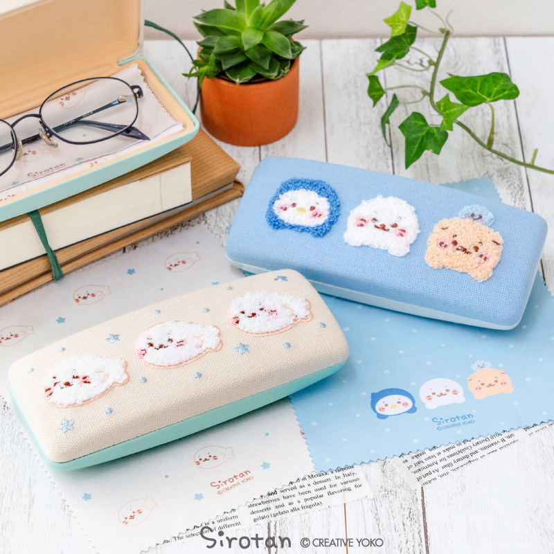 Mother garden（マザーガーデン） しろたん クロス付 サガラ刺繍 眼鏡