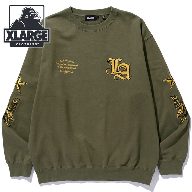 XLARGE（エクストラ ラージ） クルーネック スウェットシャツ