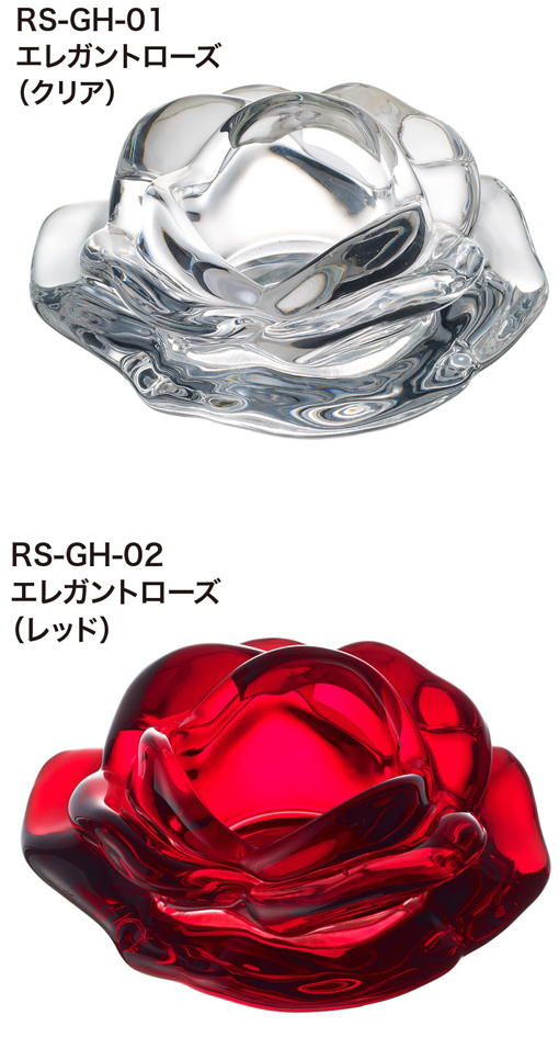 A1232 薔薇の花型 キャンドルホルダー, ローズ ティーライトキャンドル