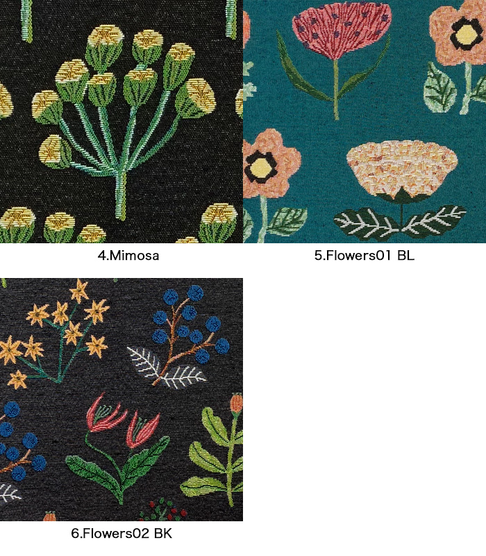 松尾ミユキ クッションカバー 45×45 クッションカバー flower ミモザ