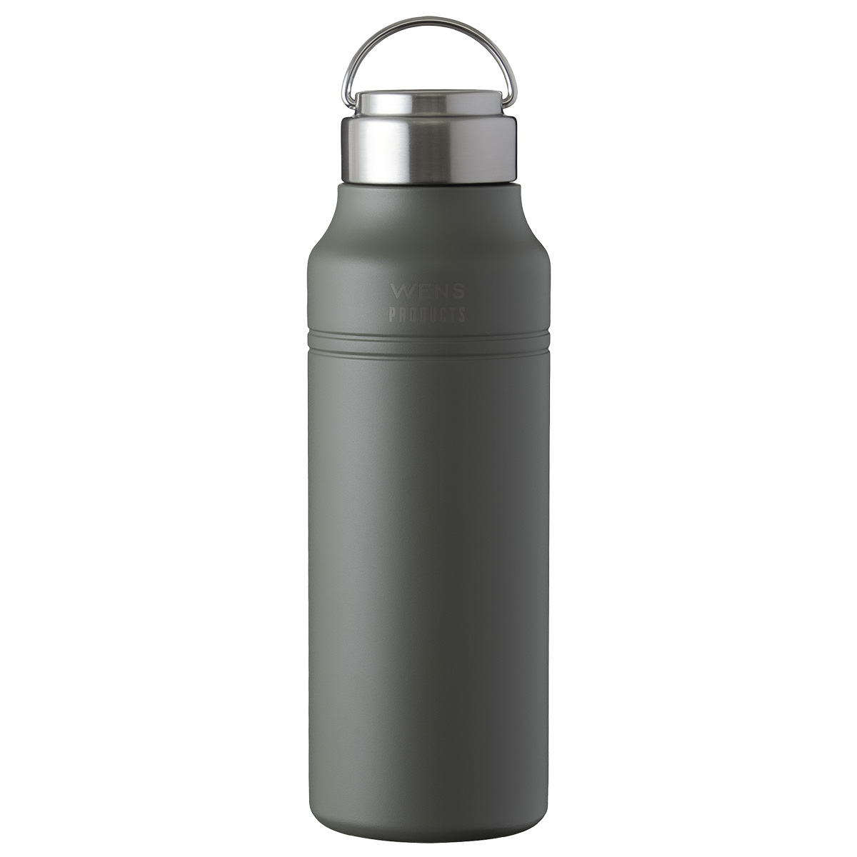 WENS 水筒 1リットル 1L 保温 保冷 ハンドル付き スクリューボトル