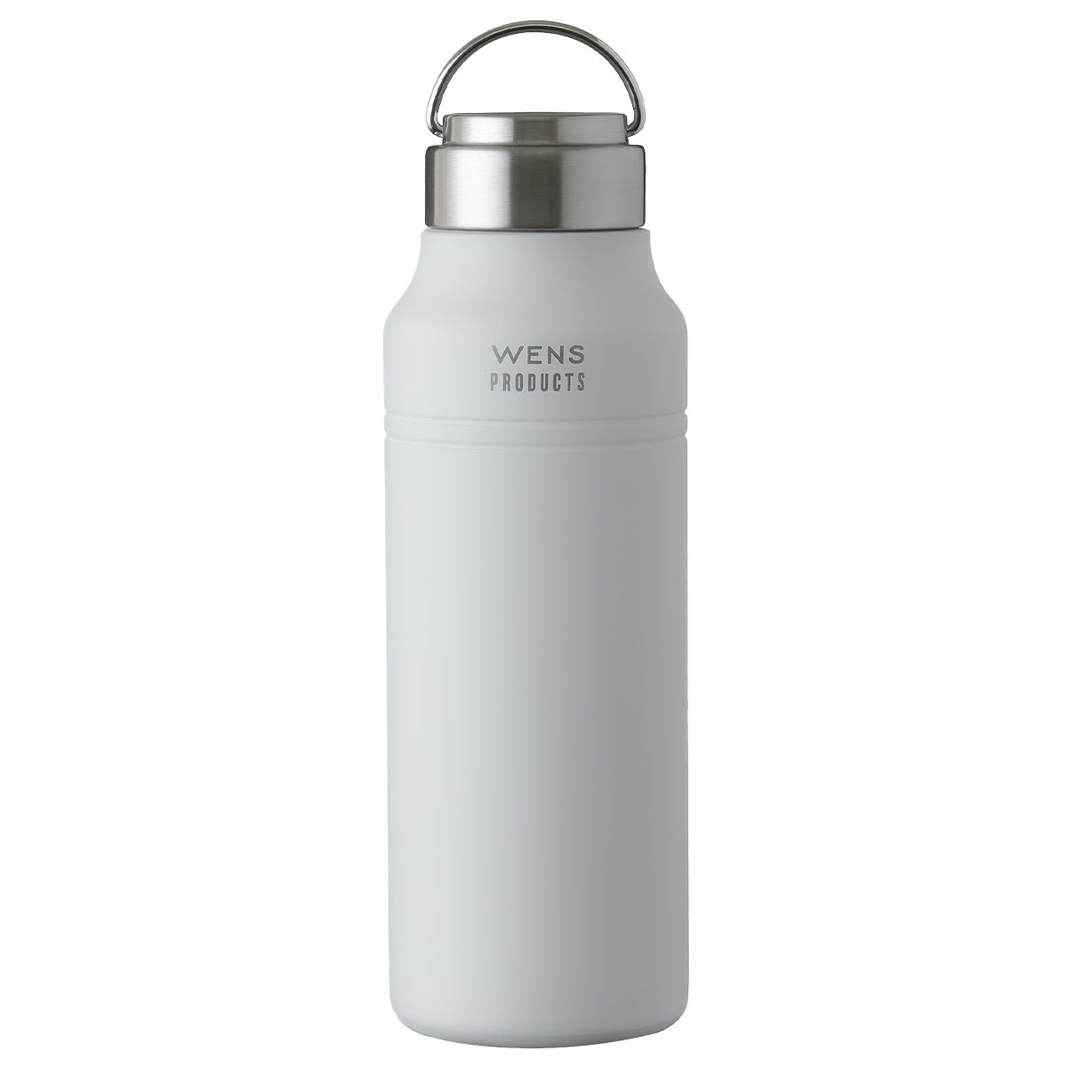 WENS 水筒 1リットル 1L 保温 保冷 ハンドル付き スクリューボトル
