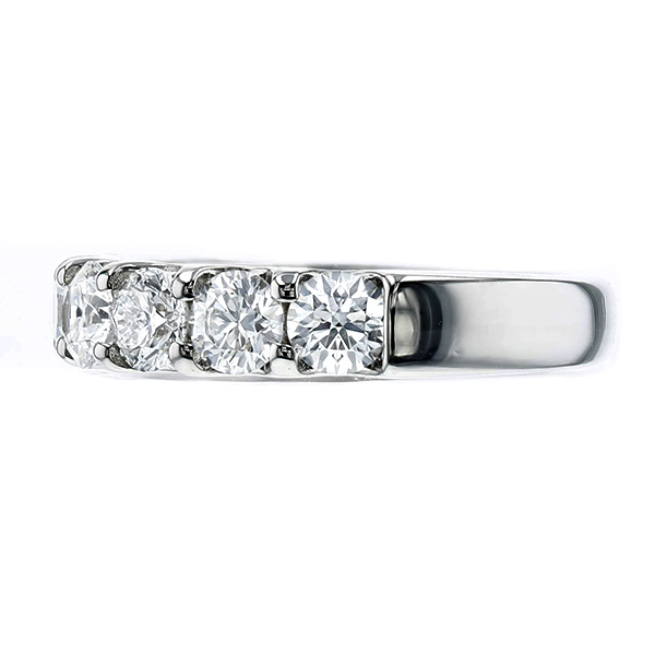 ダイヤモンド ハーフエタニティ リング 1.509ct(Total)/7石 D VVS1 3EX