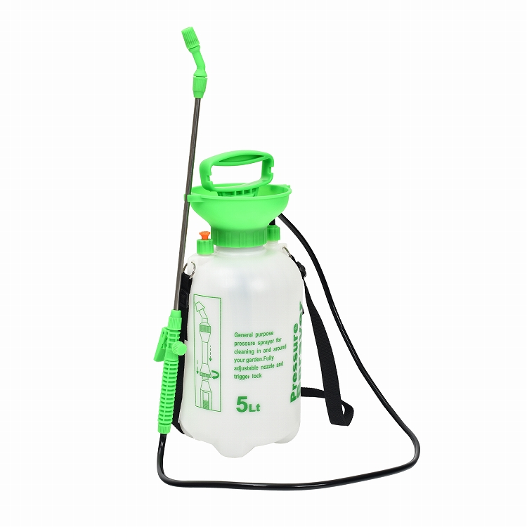 噴霧器 手動 5l 除草剤 散布機 肩掛け式 農薬散布機 蓄圧式噴霧器 除草