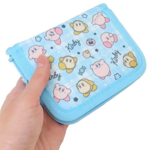 星のカービィ 窓付きサイフ キッズ財布 キャラクター ブルー
