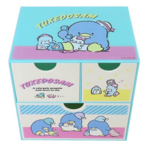 タキシードサム 卓上収納 キャラチェスト サンリオ ケイカンパニー