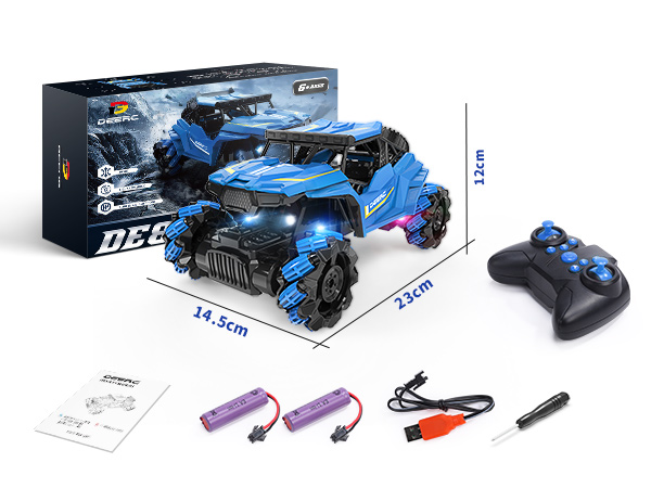 ラジコン ラジコンカー オフロード 子供 DEERC スタントカー 360